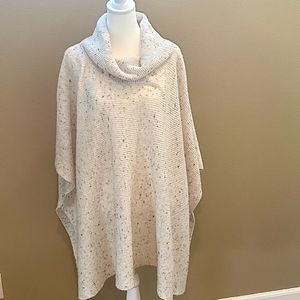 Moon & Madison Poncho Sweater Cowl Neck |Size S